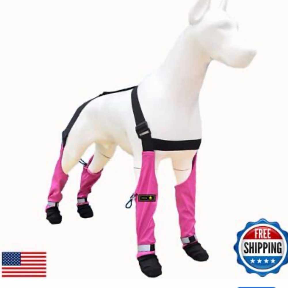Paws Dog Boots Yucca Rubber Dog Boots For Paws, Easy-On Pet Suspender